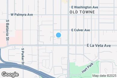Map image of the property - 460 S Olive St