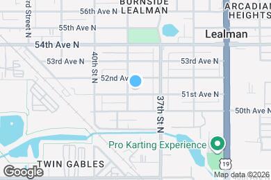Map image of the property - 3847 51st Ave N