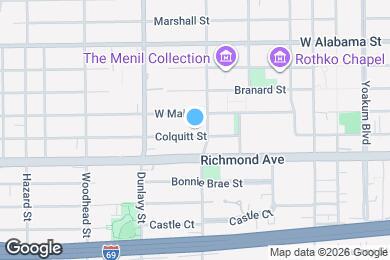 Map image of the property - 1612 Colquitt St