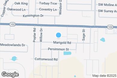 Map image of the property - Willow Crossing Apartments