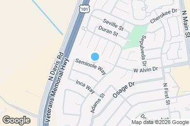 Map image of the property - 438 Seminole Way