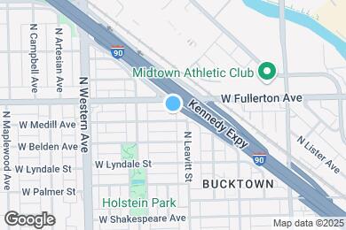 Map image of the property - 2214 W Medill Ave