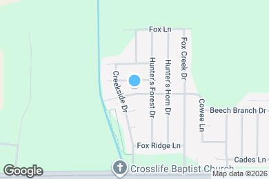Map image of the property - 12800 Fox Bend Ln