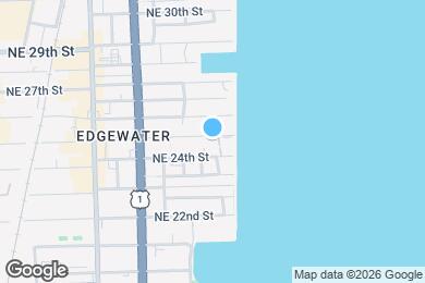 Map image of the property - 600 NE 25th St