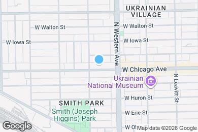 Map image of the property - 2438 W Chicago Ave