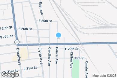 Map image of the property - 2703 Denver Ave