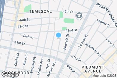 Map image of the property - 4151 Manila Ave