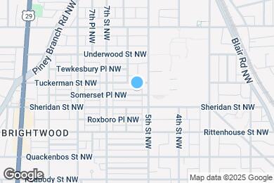 Map image of the property - 513 Somerset Pl NW