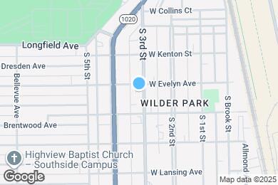 Map image of the property - 4108 S 3rd St