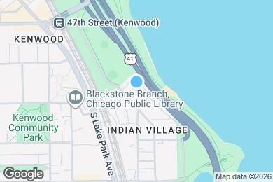 Map image of the property - 4800 S Chicago Beach Dr