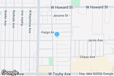 Map image of the property - 3860 Jarvis Ave