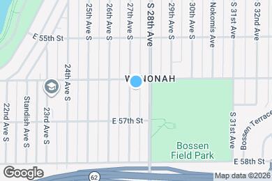 Map image of the property - 5613 27th Ave S