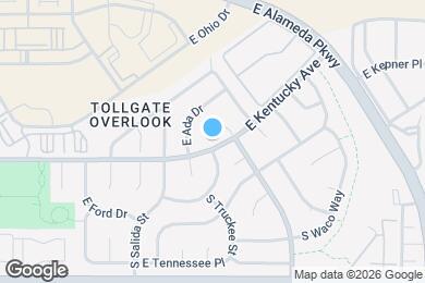 Map image of the property - 851 S Uravan Ct