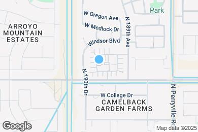 Map image of the property - 5023 N 189th Glen