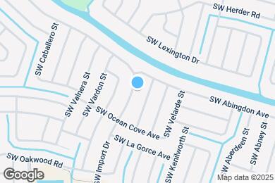 Map image of the property - 1743 SW Import Dr