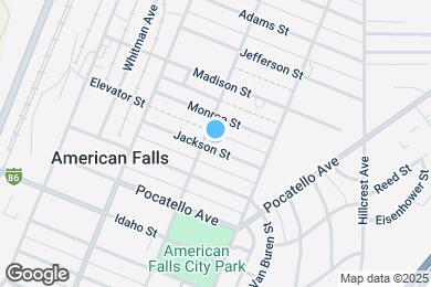 Map image of the property - 315 Jackson St