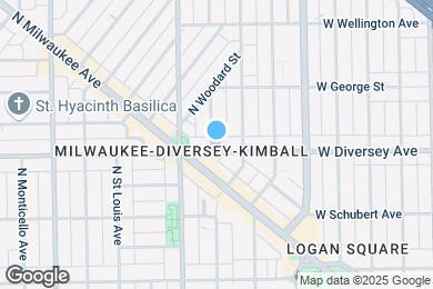 Map image of the property - 3324 W Diversey Ave