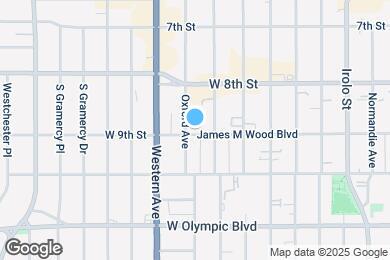 Map image of the property - 854 S Oxford Ave