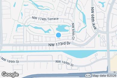 Map image of the property - 7075 NW 173rd Dr