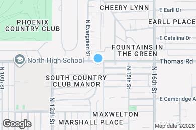 Map image of the property - Coronado Flats