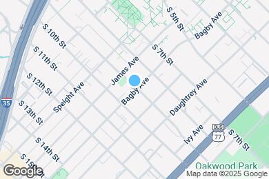 Map image of the property - 1401 Bagby Ave