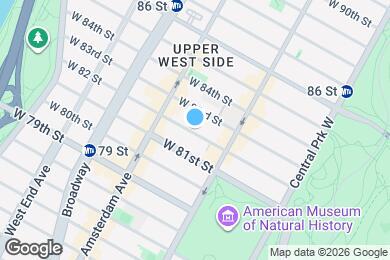 Map image of the property - WEST 82 STREET