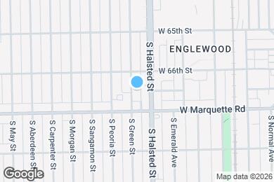 Map image of the property - 6629 S Green St