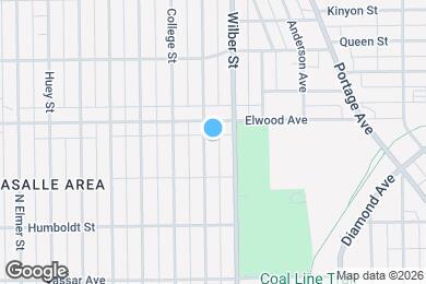 Map image of the property - 1346 N Adams St