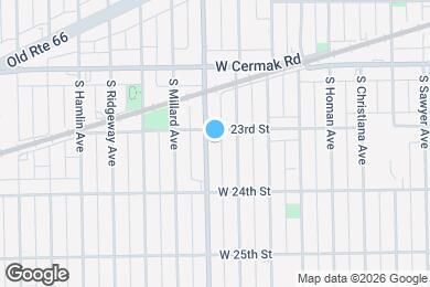 Map image of the property - 2311 S Central Park Ave