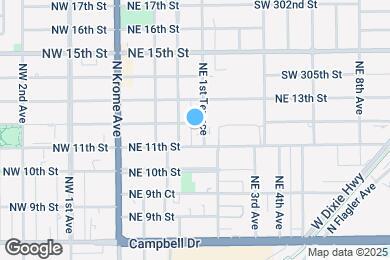 Map image of the property - 115 NE 11th St