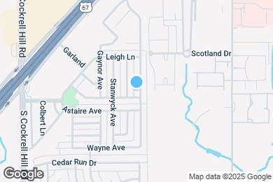 Map image of the property - 1039 Barrymore Ln