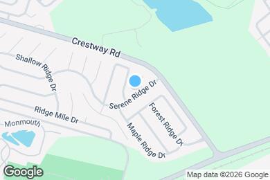 Map image of the property - 8527 Serene Ridge Dr