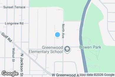 Map image of the property - 2013 Hickory St