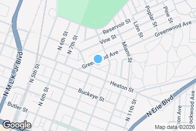 Map image of the property - 831 Greenwood Ave