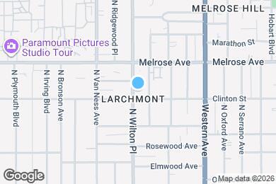 Map image of the property - 610 N Wilton Pl