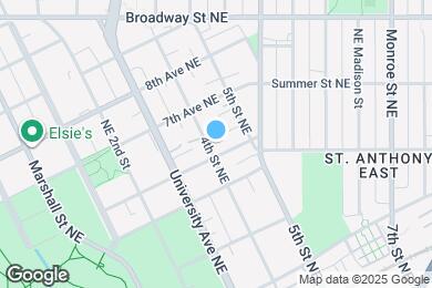 Map image of the property - 605 4th St NE