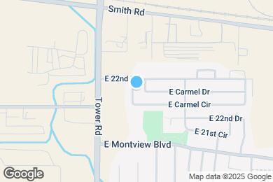 Map image of the property - 18747 E Carmel Cir