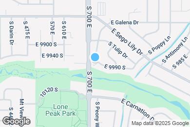 Map image of the property - 9972 S 730 E