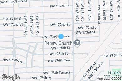 Map image of the property - 14775 SW 174th St