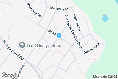 Map image of the property - 1400 Apache Ln
