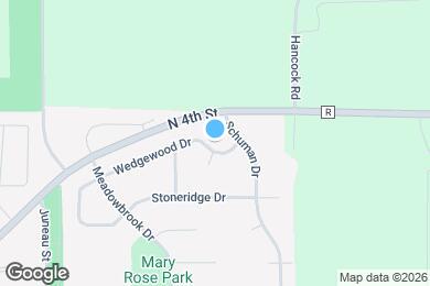 Map image of the property - 1510 Wedgewood Dr