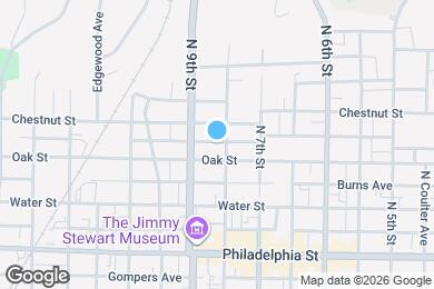 Map image of the property - 812 Shryock Ave