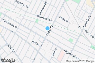 Map image of the property - 128 Cedar St