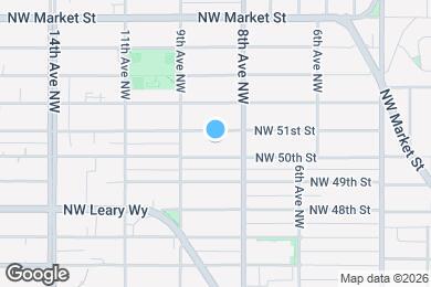 Map image of the property - 823A NW 51st St