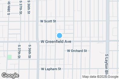 Map image of the property - 3220 W Greenfield Ave