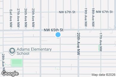 Map image of the property - 2201 NW 64th St