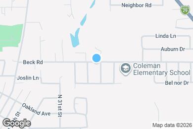 Map image of the property - 2126 N 32nd St