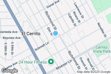 Map image of the property - 1200 Elm St