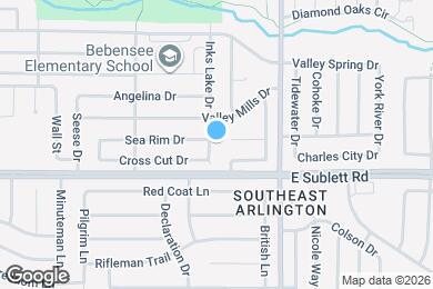 Map image of the property - 6111 Inks Lake Dr