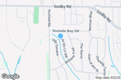 Map image of the property - 5245 Louis Xiv Ln SW